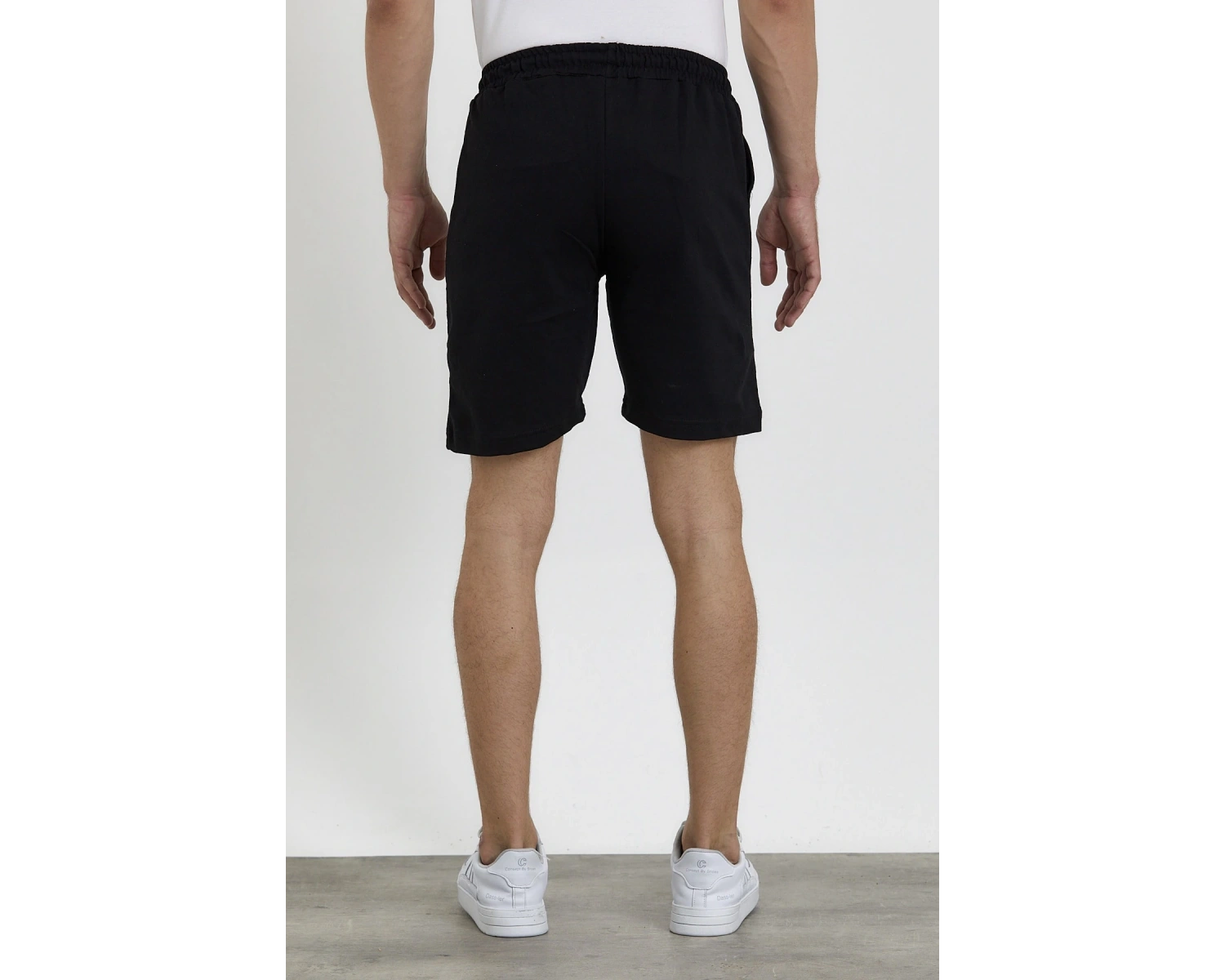 Unisex Slim Fitt Beyaz 2 Iplik Yazlık Ince Spor Şort