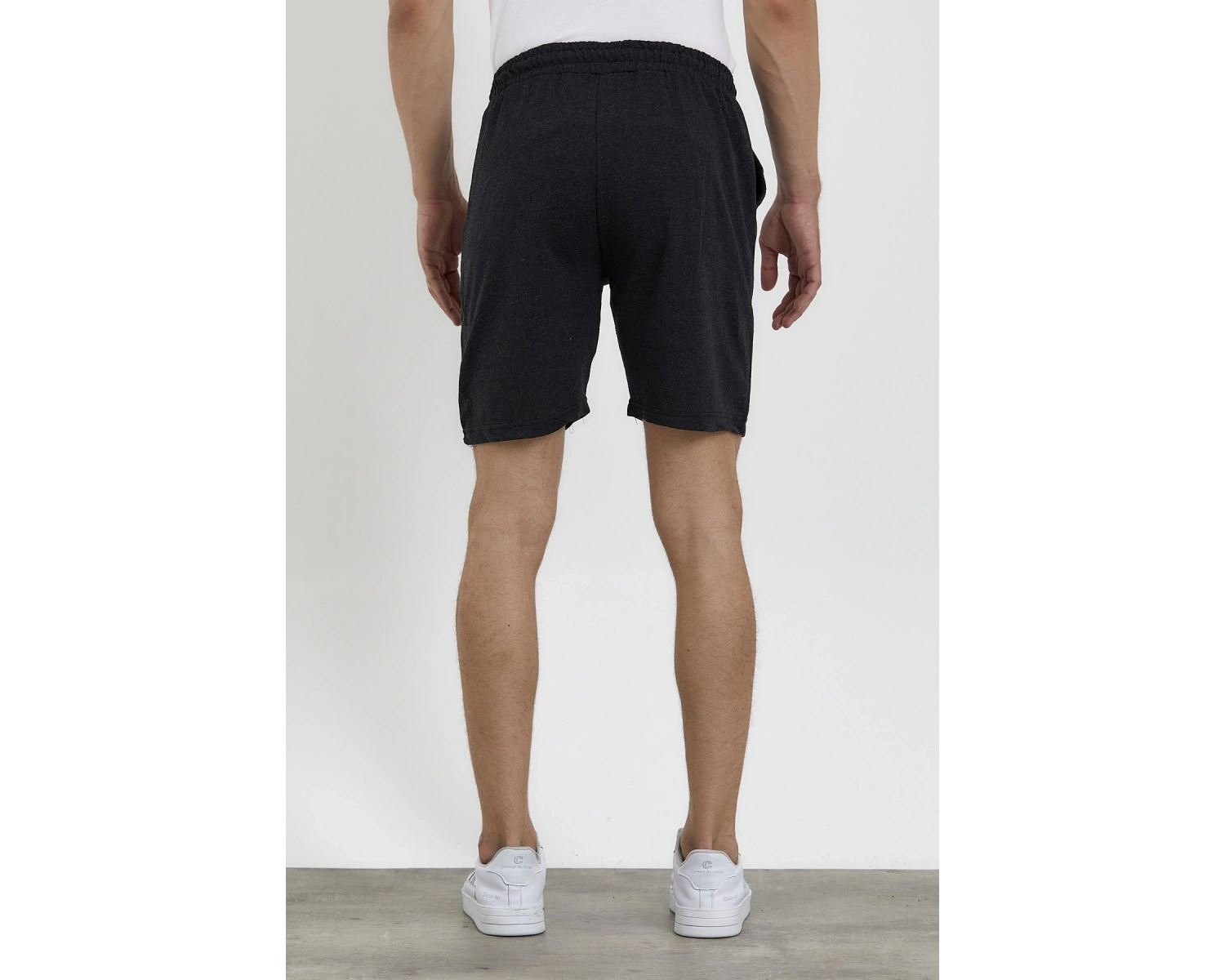 Unisex Slim Fitt Beyaz 2 Iplik Yazlık Ince Spor Şort