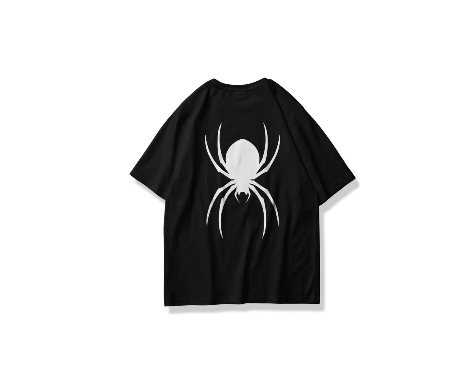 Unisex Spider Tshirt Beyaz