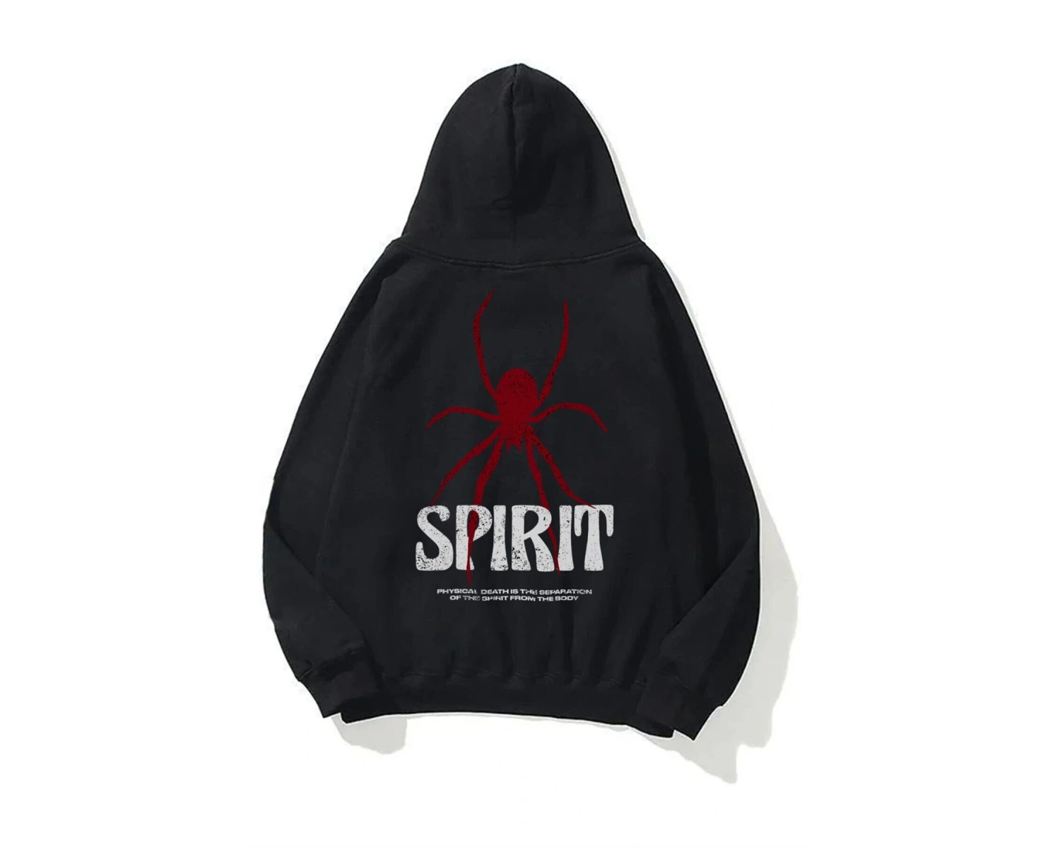 Unisex Spirit Sweatshirt Hoodie Beyaz