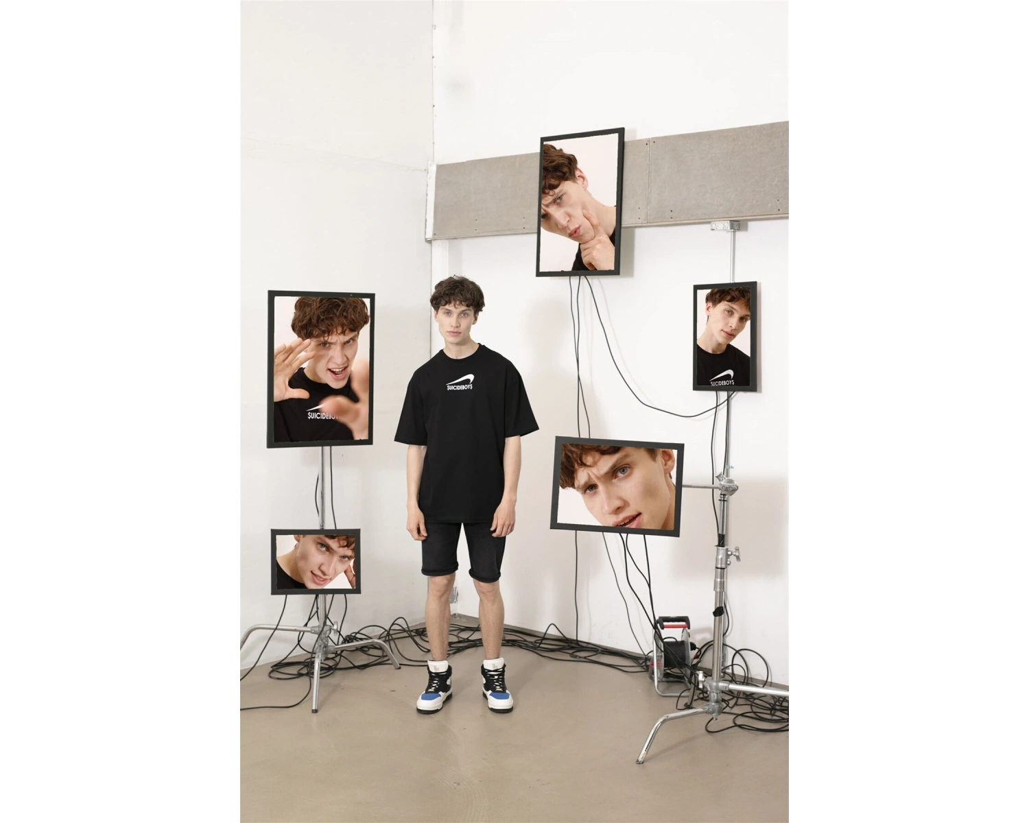 Unisex Suicedeboys Siyah Tshirt