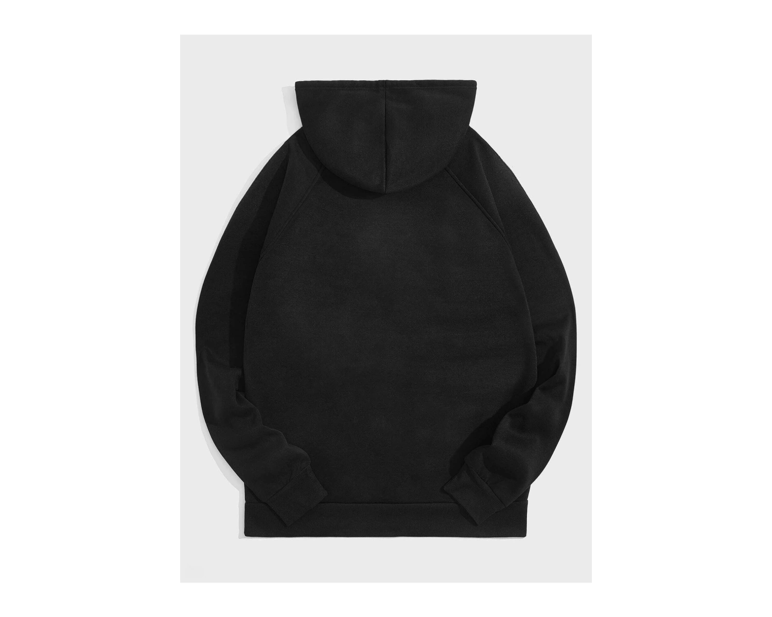 Unisex Super Baskılı Kapüşonlu Sweatshirt Beyaz