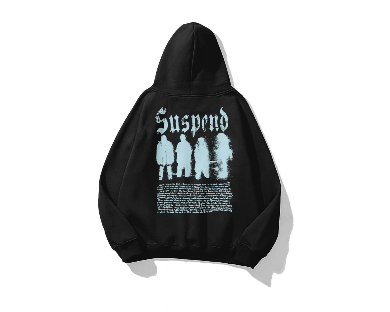 Unisex Suspend Sweatshirt Siyah