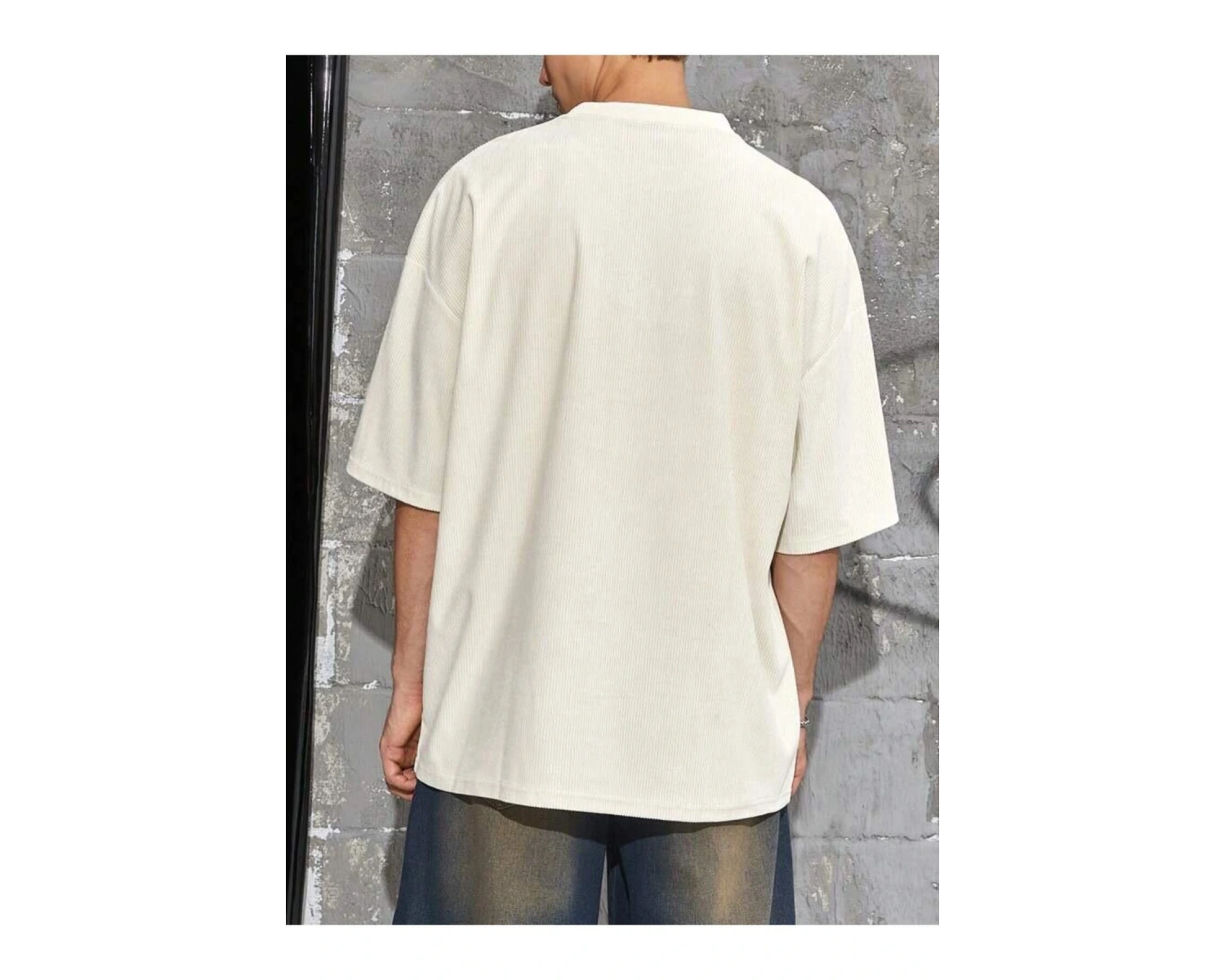 Unisex Tasarım Baskılı Oversize