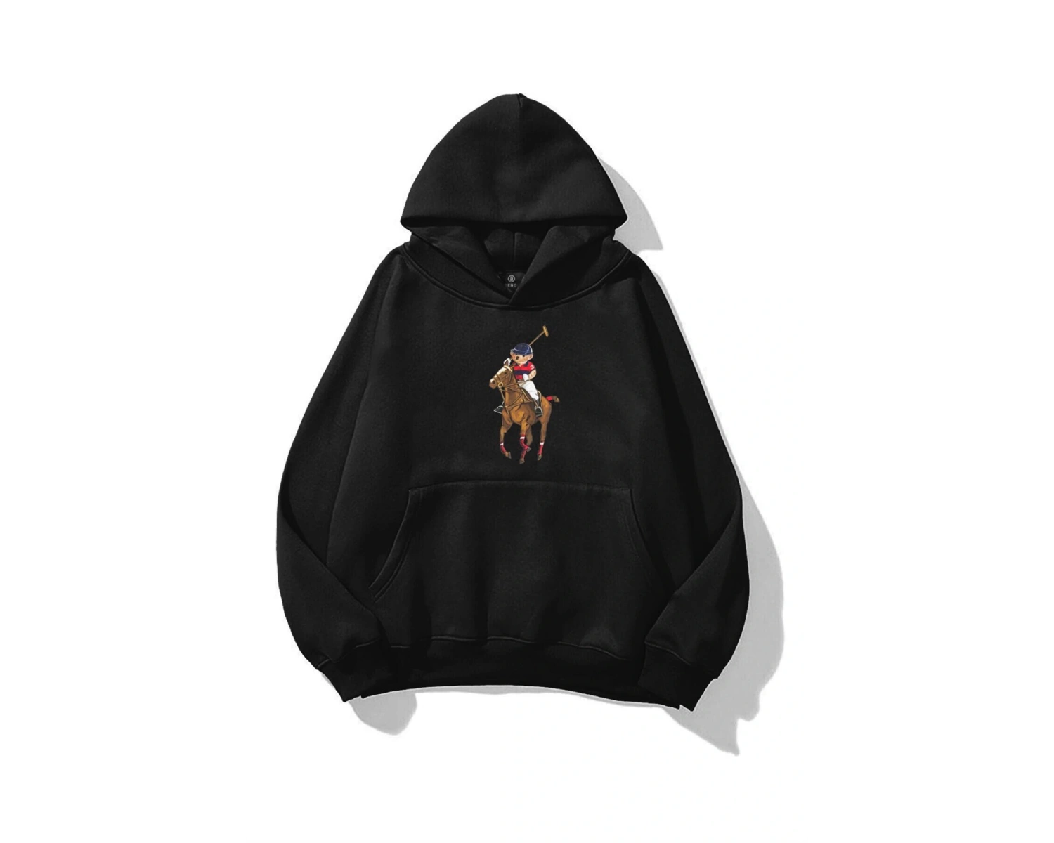 Unisex Teddy Horse Sweatshirt Beyaz