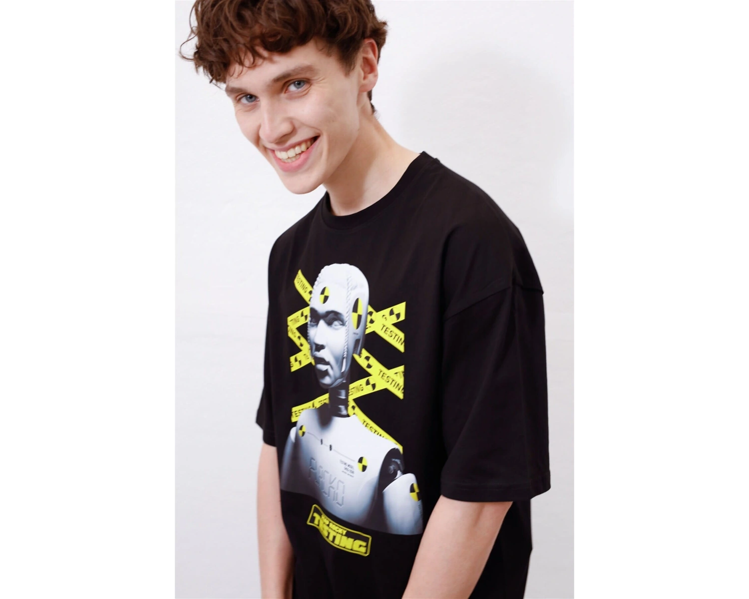 Unisex Testing Asap Rocky Beyaz T Shirt