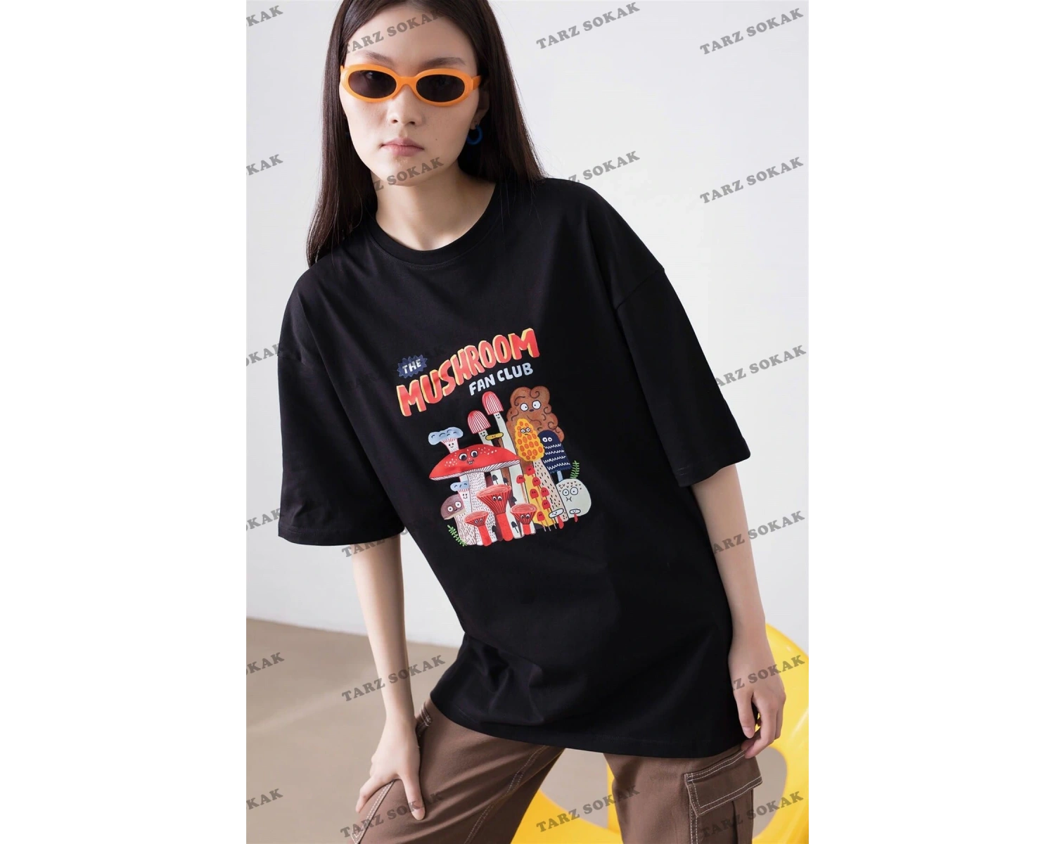 Unisex The Mushroom Siyah