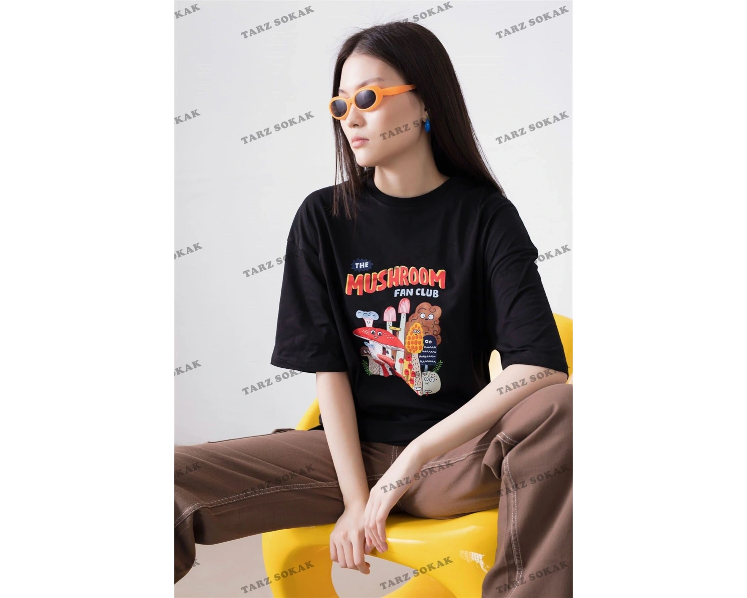 Unisex The Mushroom Siyah