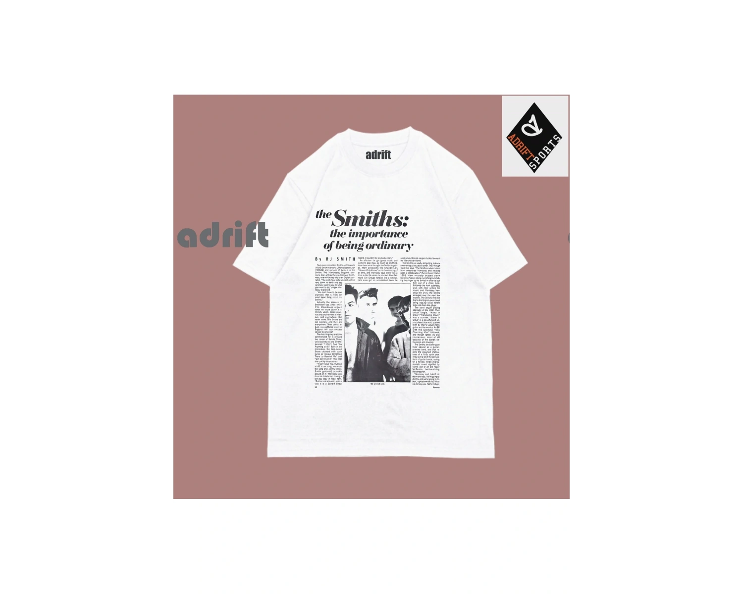Unisex The Smiths Unisex Oversize Kalıp