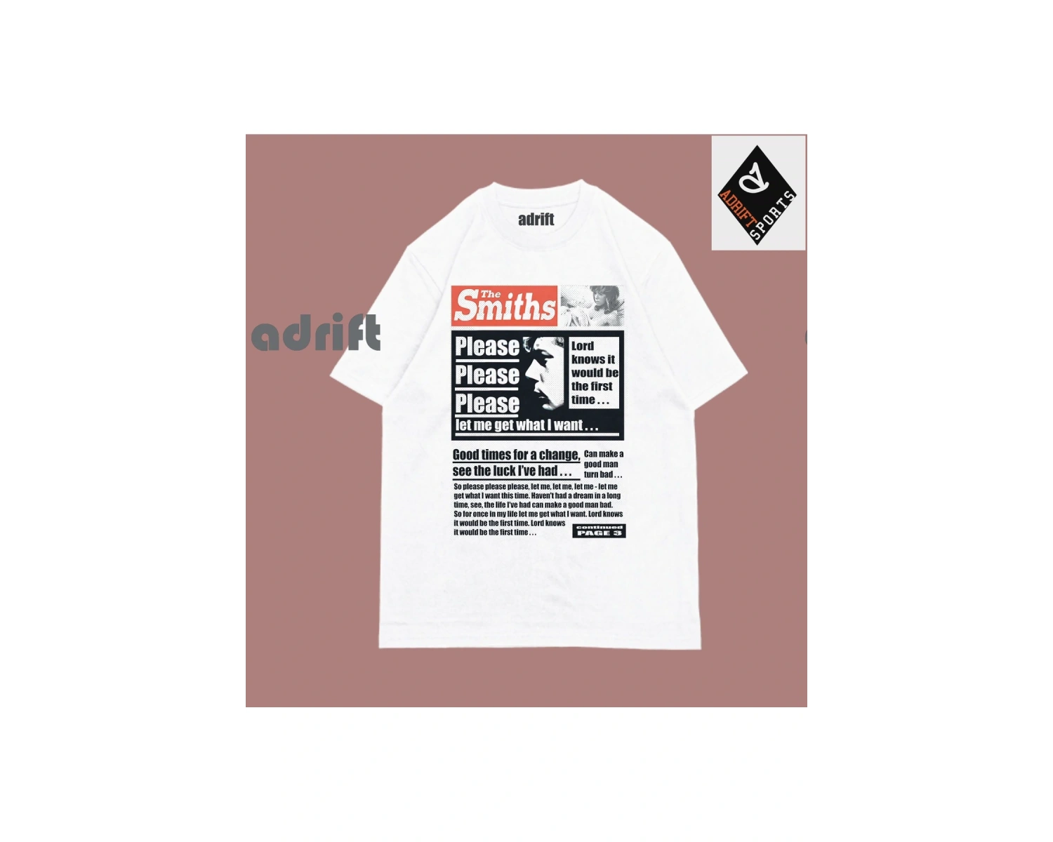 Unisex The Smiths Unisex Oversize Kalıp