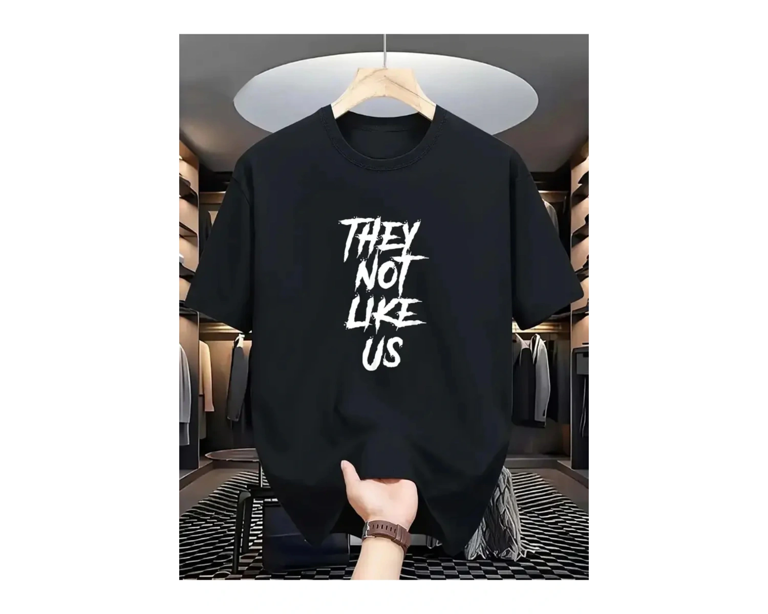 Unisex They Not Like Us Baskılı Oversize