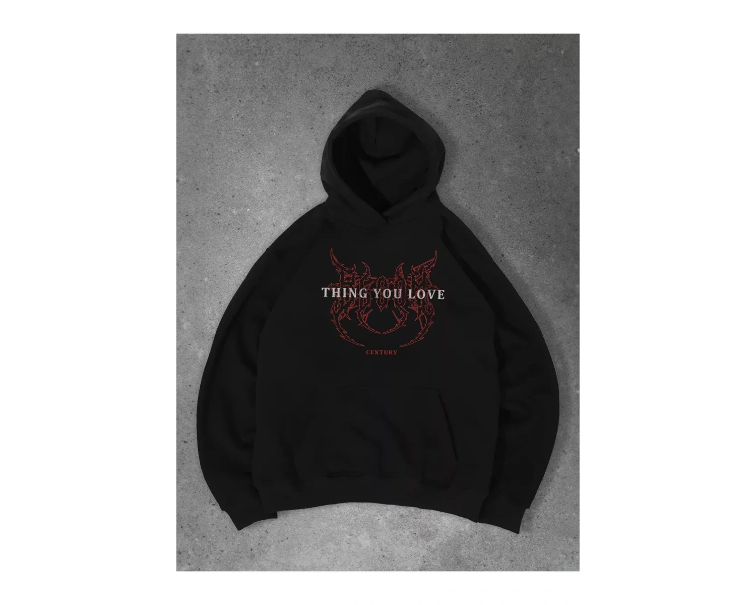 Unisex Thing You Love Sweatshirt Siyah