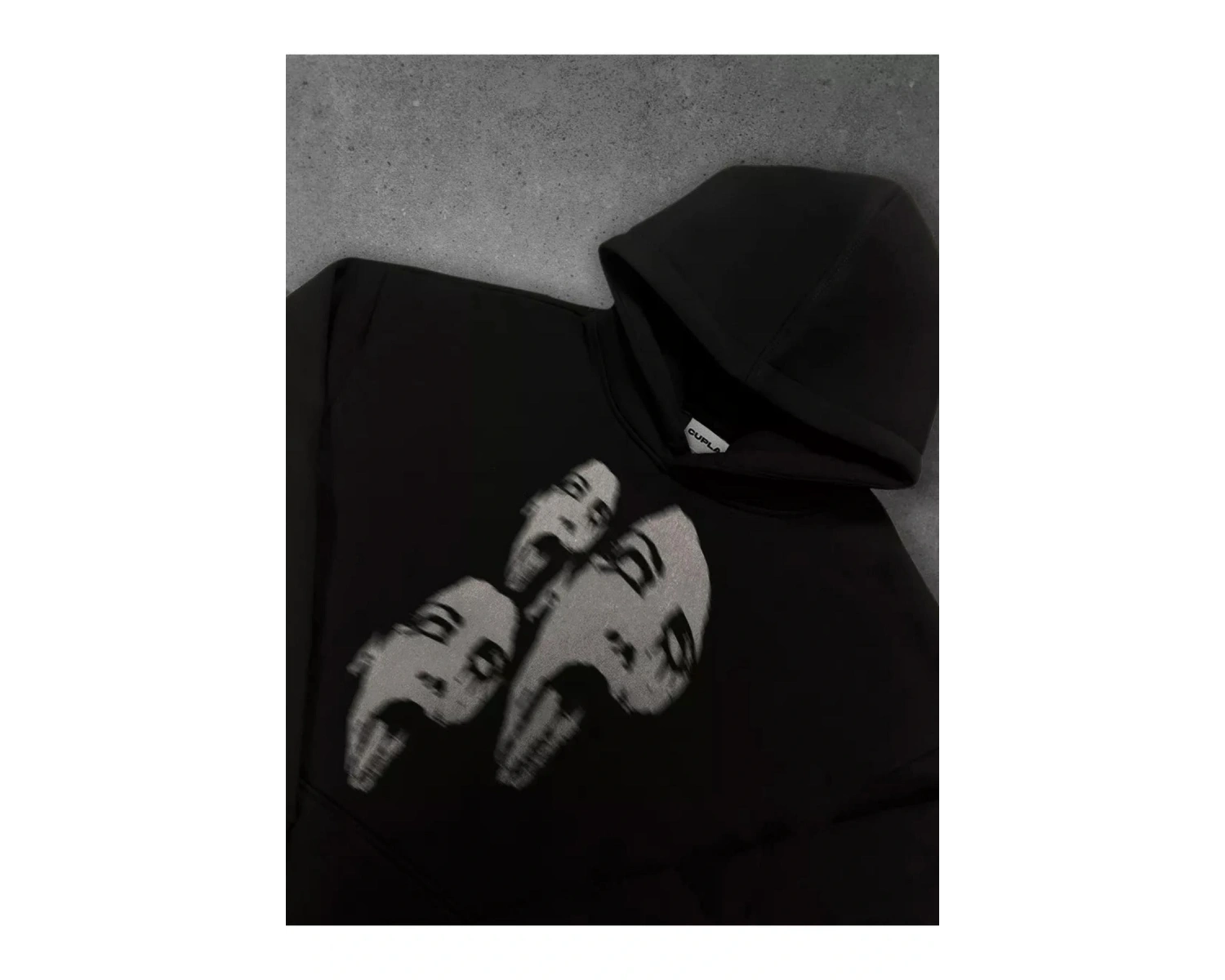 Unisex Triple Scream Sweatshirt Siyah