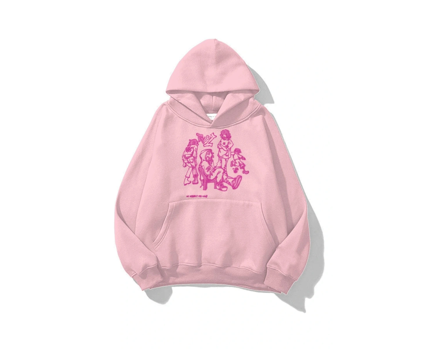 Unisex Tyyz Sweatshirt Pembe