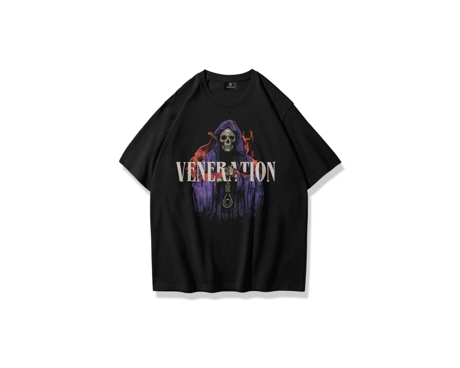 Unisex Veneration Tshirt Siyah