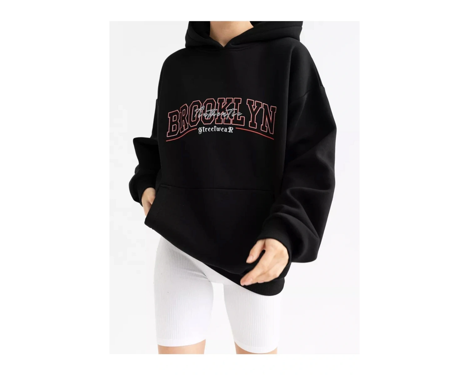 Unisex We All Know Sweatshirt Hoodie Beyaz