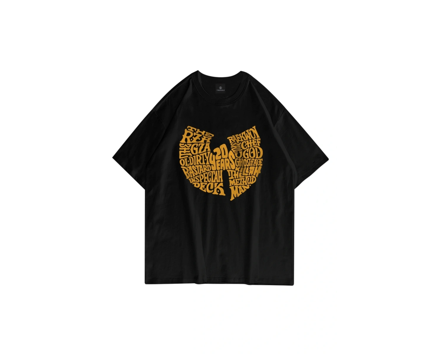 Unisex Wu-tang Clan 20 Years Siyah Tshirt