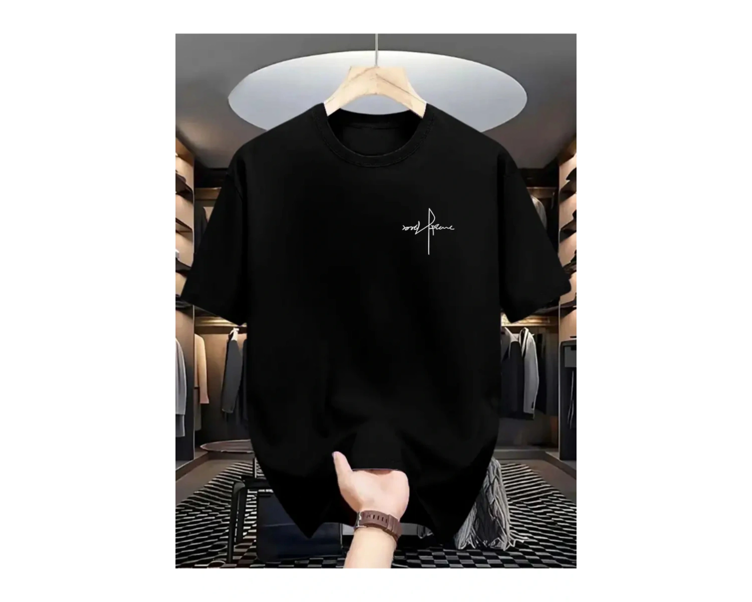 Unisex Yazı Baskılı Oversize