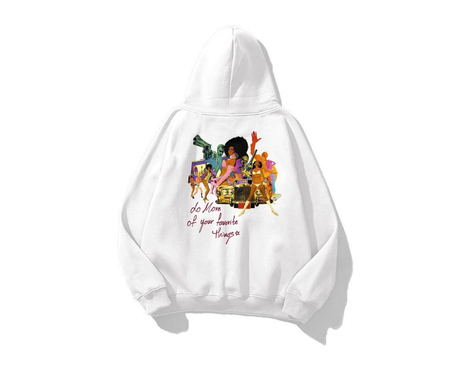 Unisex Your Favorite Things Sweatshirt Beyaz