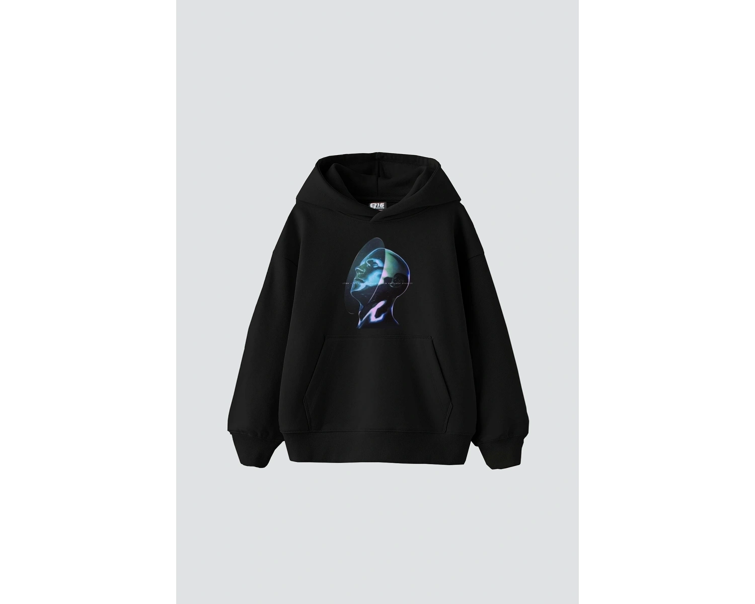 Universe Man Baskılı Oversize Unisex Premium Beyaz