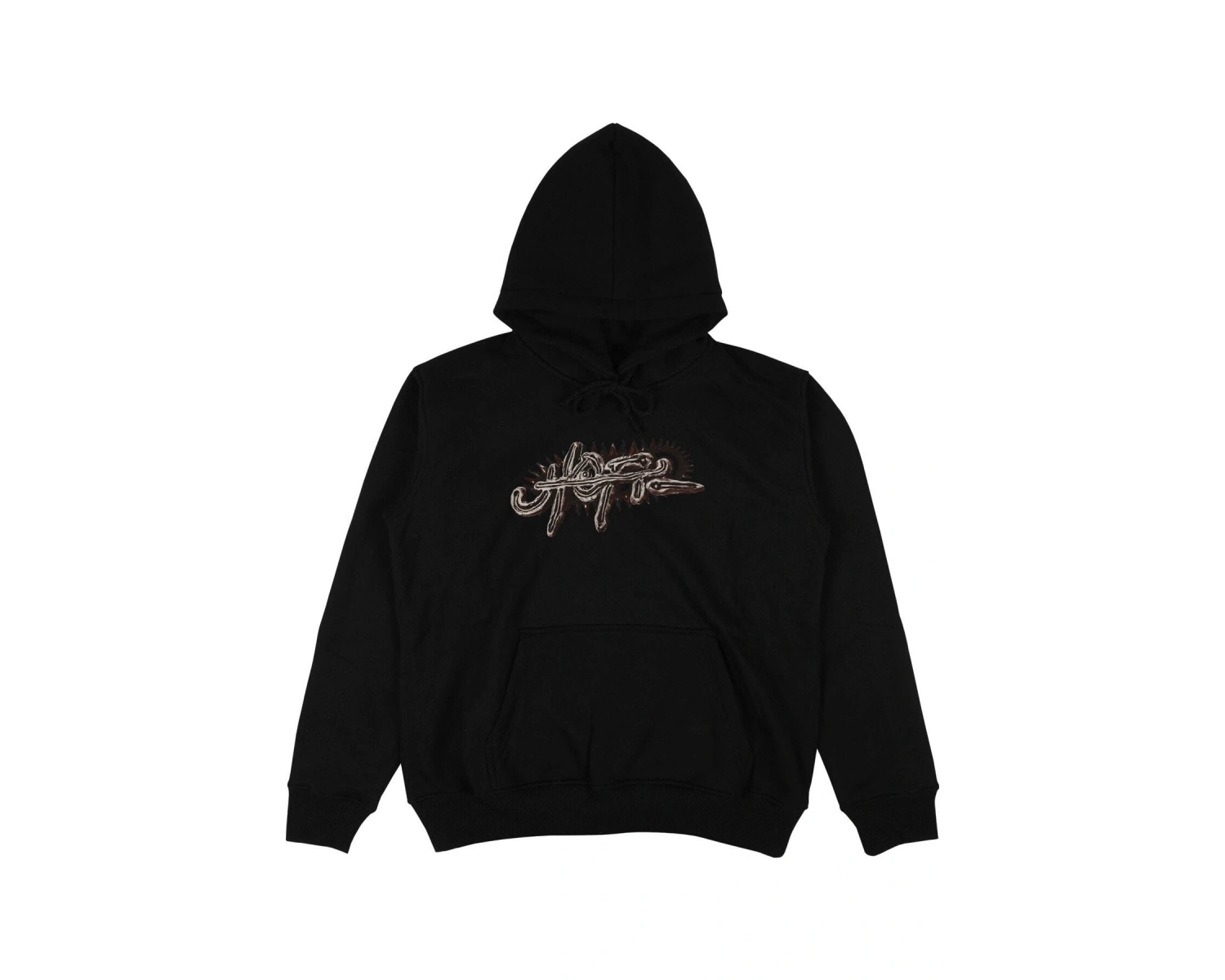 Utopia Travis Scott Oversize Unisex Kapüşonlu Sweatshirt Hoodie Siyah