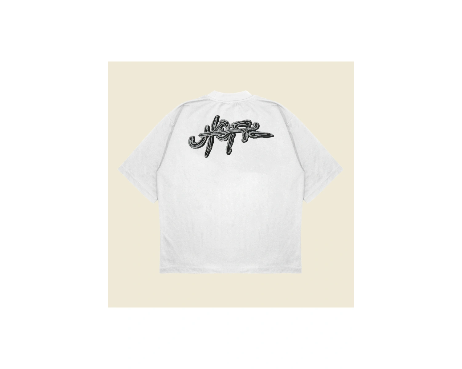 Utopiamystic Baskılı Oversize Unisex Pamuklu Nefes Alan Kalın Kumaşlı