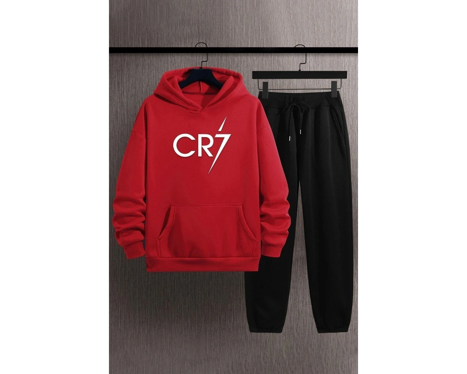 uyguntarz Unisex Hanımcı Eşofman Takımı KP-SİYAH-HANIMCI-ESH-SİYAH