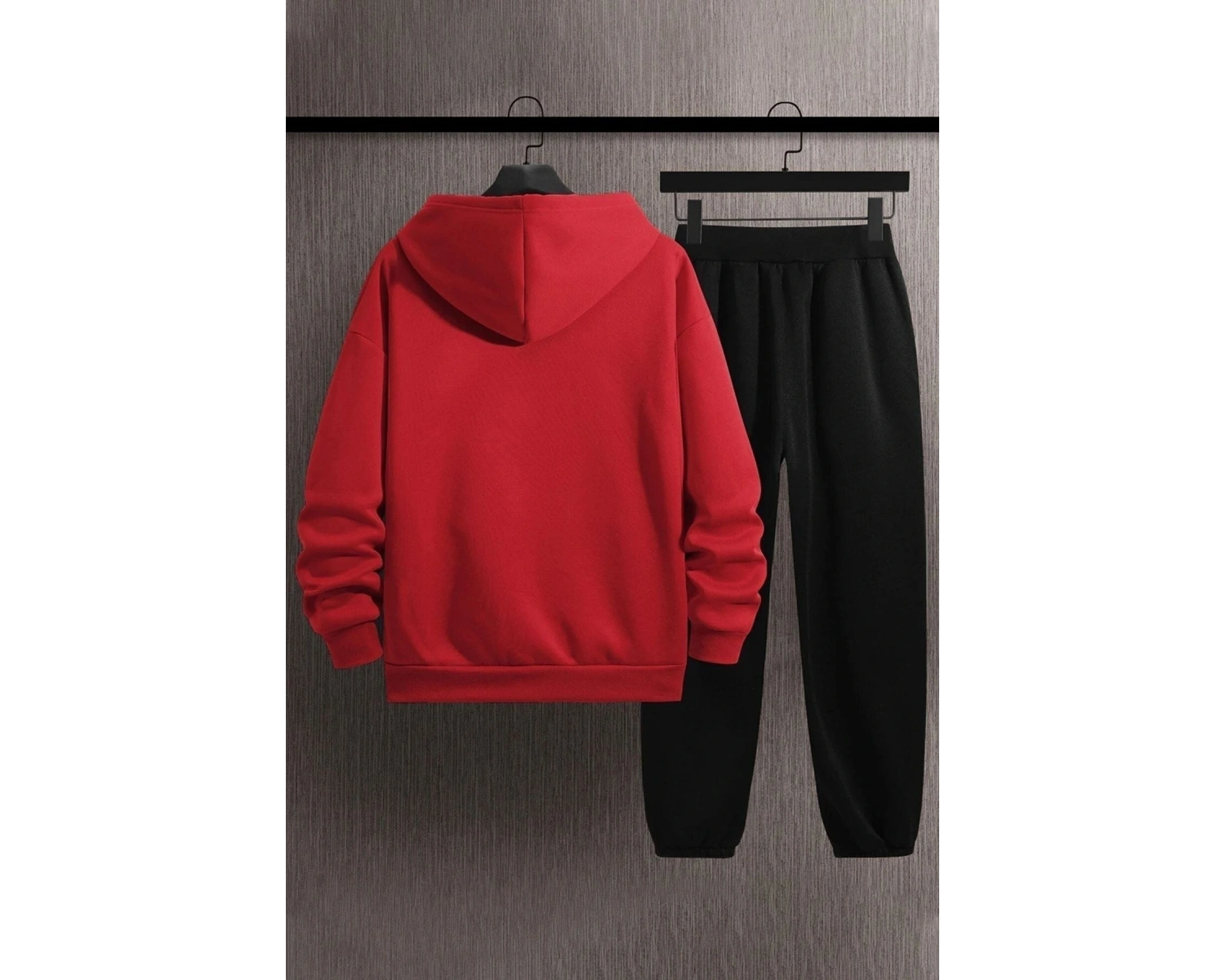 uyguntarz Unisex Hanımcı Eşofman Takımı KP-SİYAH-HANIMCI-ESH-SİYAH