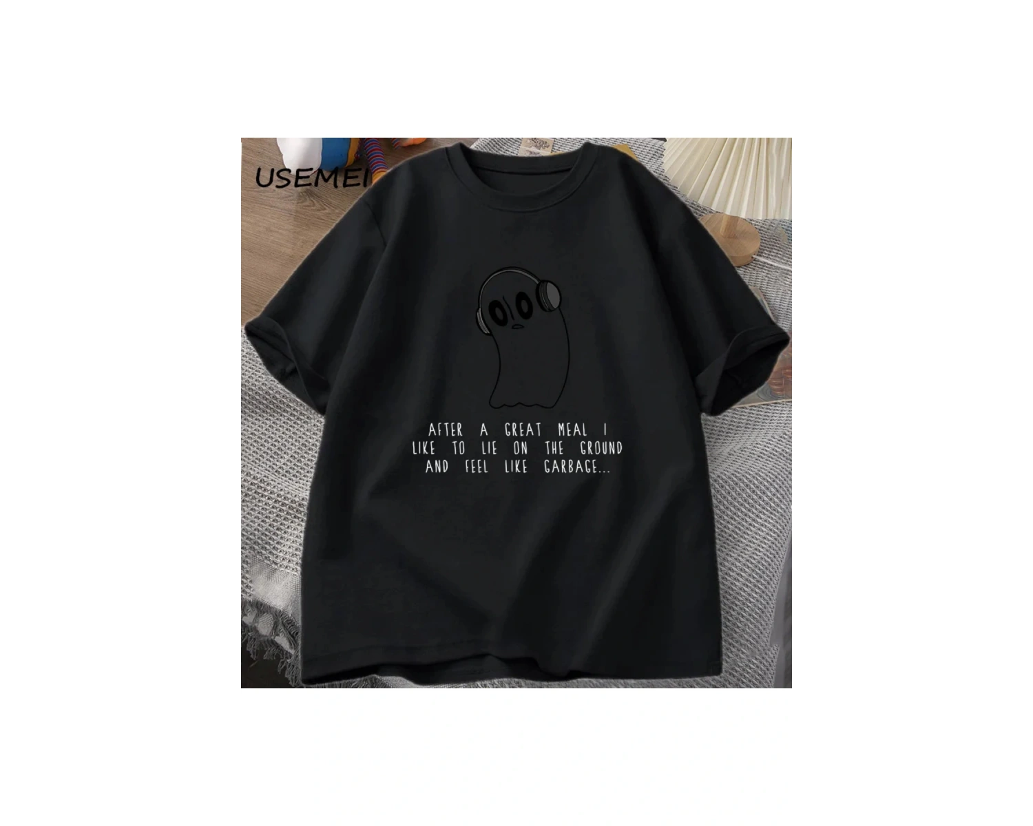 Üzüm Var TKomik Sevimli Ördek Şarkı Tshirt Rahat Yaz Erkek Kadın O-Boyun T Shirt Raha 2874