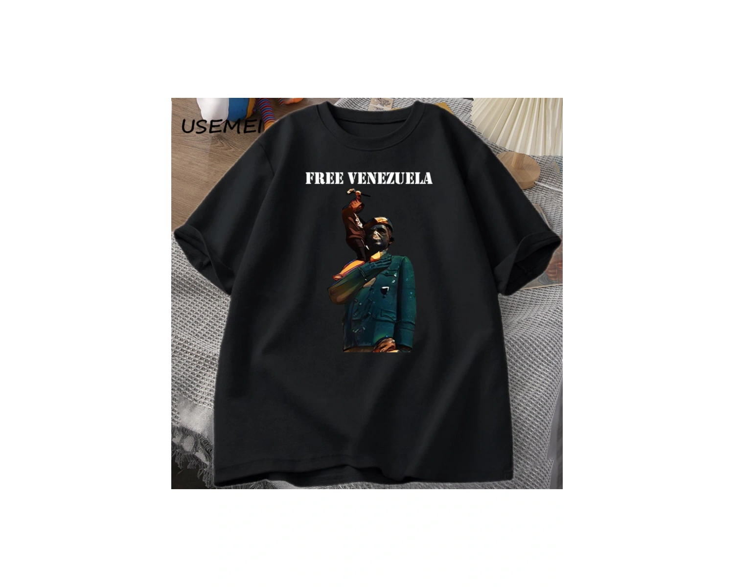 Venezuela 2024 T-Shirt Erkek Kadın Pamuk Tişört Rahat Kısa Kollu Baskılı T-shirt Streetweed G 3032