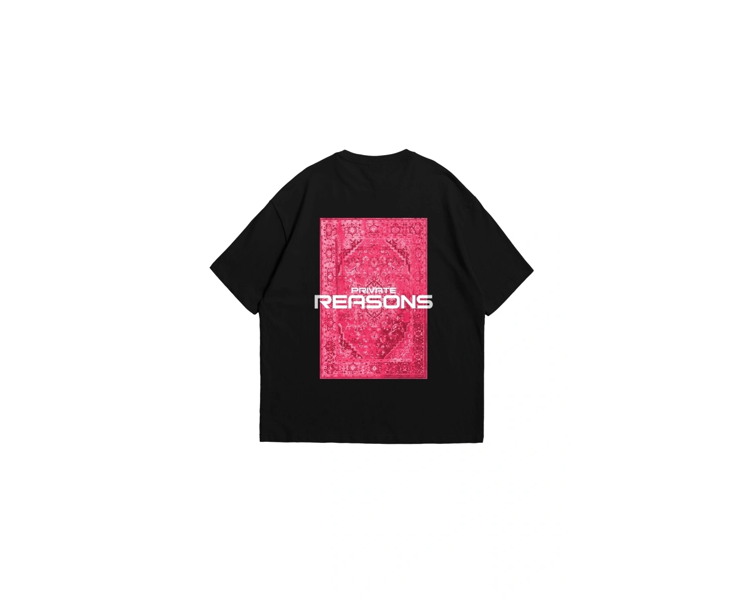 Vırtual Tracks Baskılı Oversize Unisex Beyaz