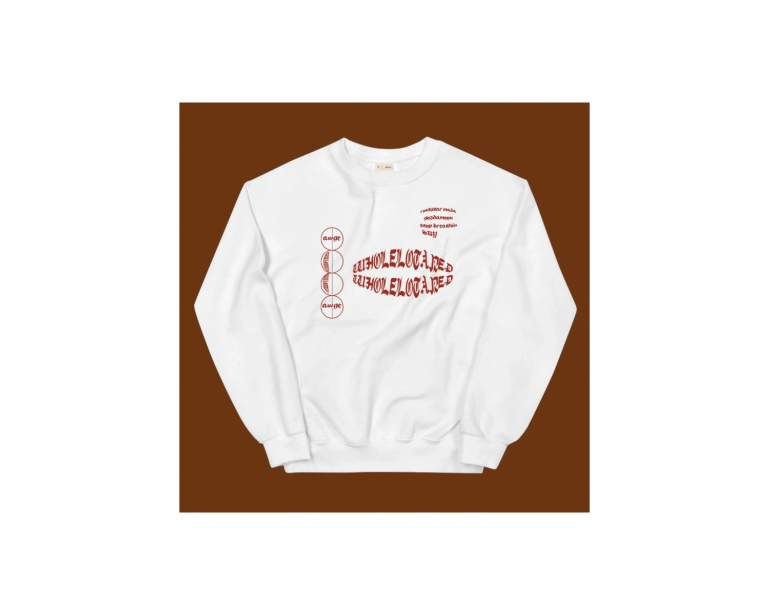 Whole Lotta Red Sweatshirt Beyaz