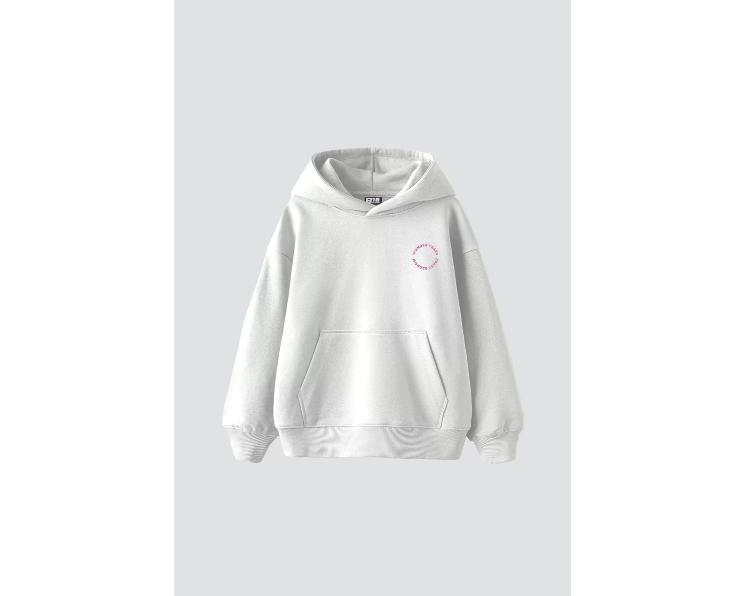 Wonder Years Baskılı Oversize Unisex Beyaz