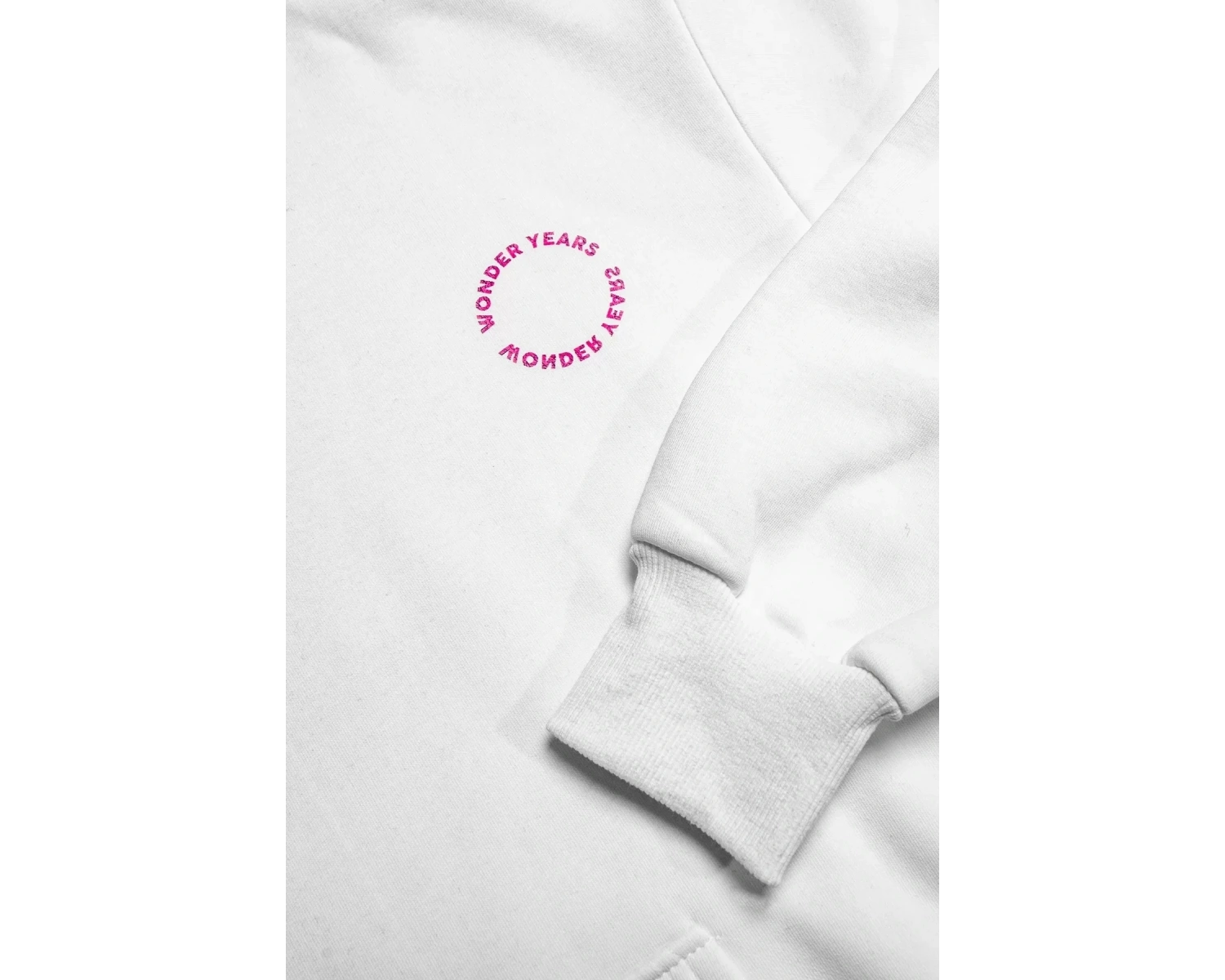 Wonder Years Baskılı Oversize Unisex Beyaz