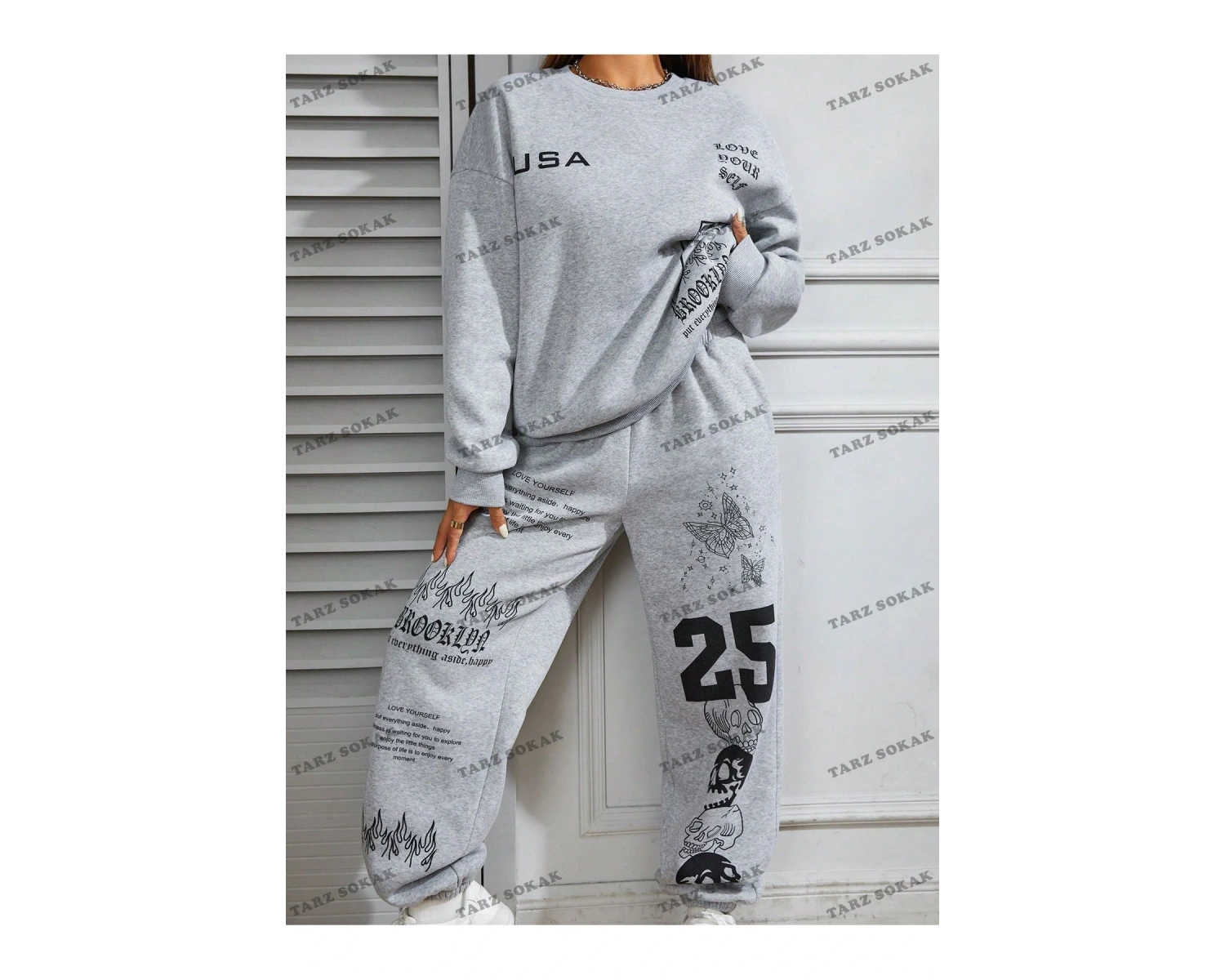 Y2K Eşofman Takımı Yeni SEZON TREND MODEL 1317