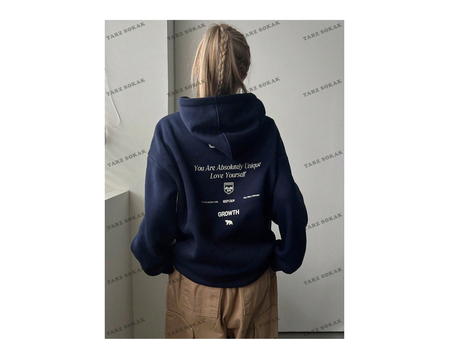 Y2K TREND SEZON BAY  UNİSEX RETRO SWEATSHIRT KAPŞONLU KOD 1853