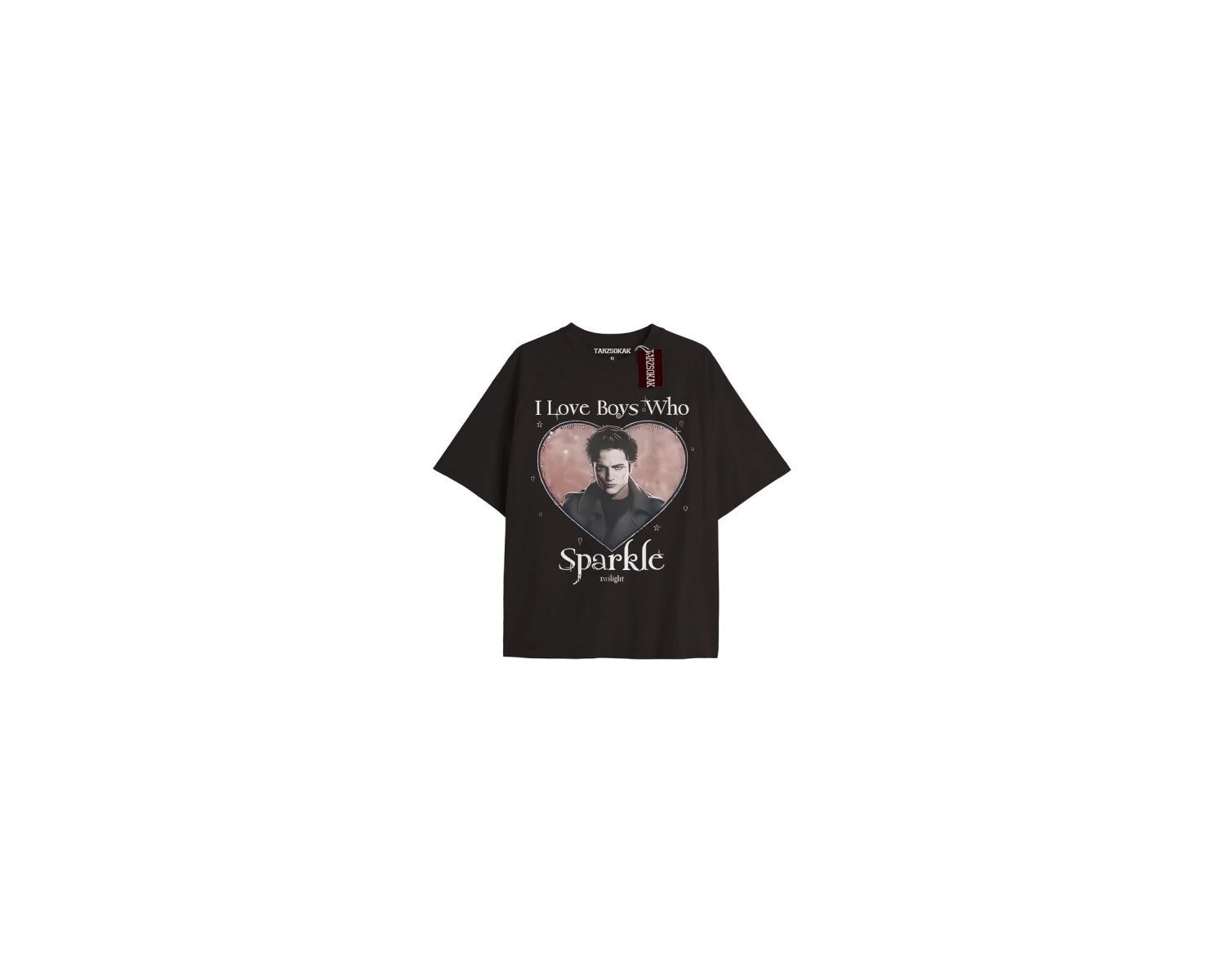 Y2k Twilight Team i love my boyfriend Tshirt KOD-Edward