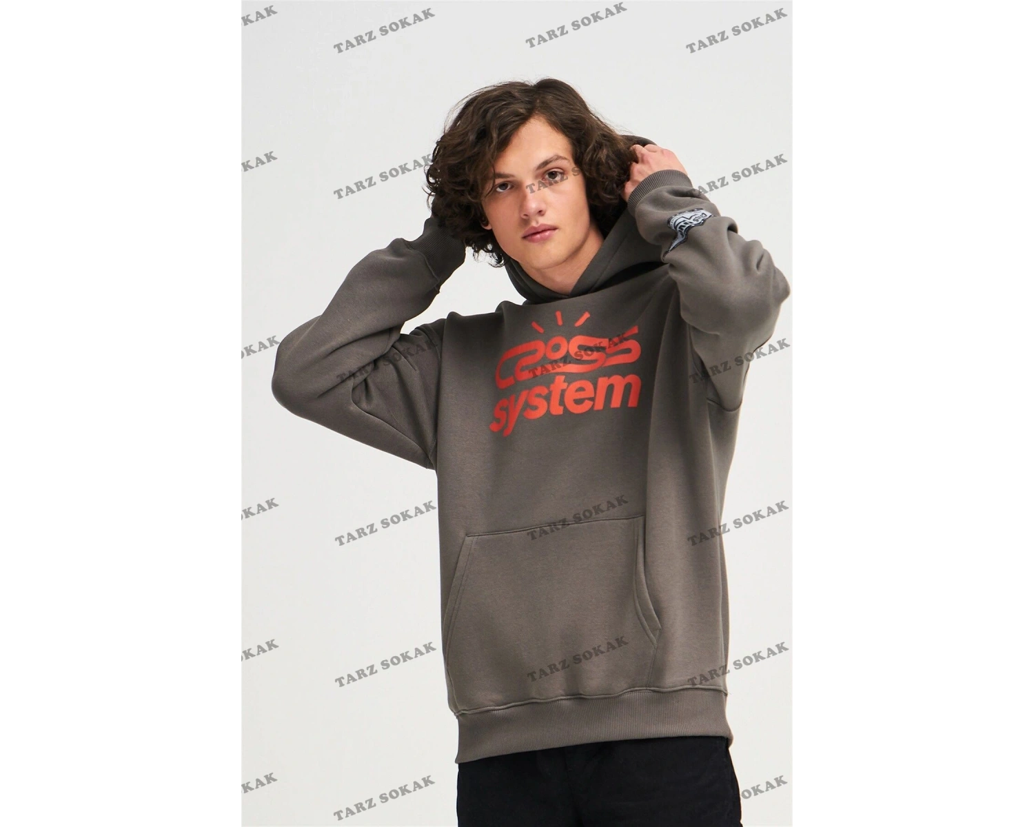 Y2K Unisex Cross System Sweatshirt Hoodie KOD 1921