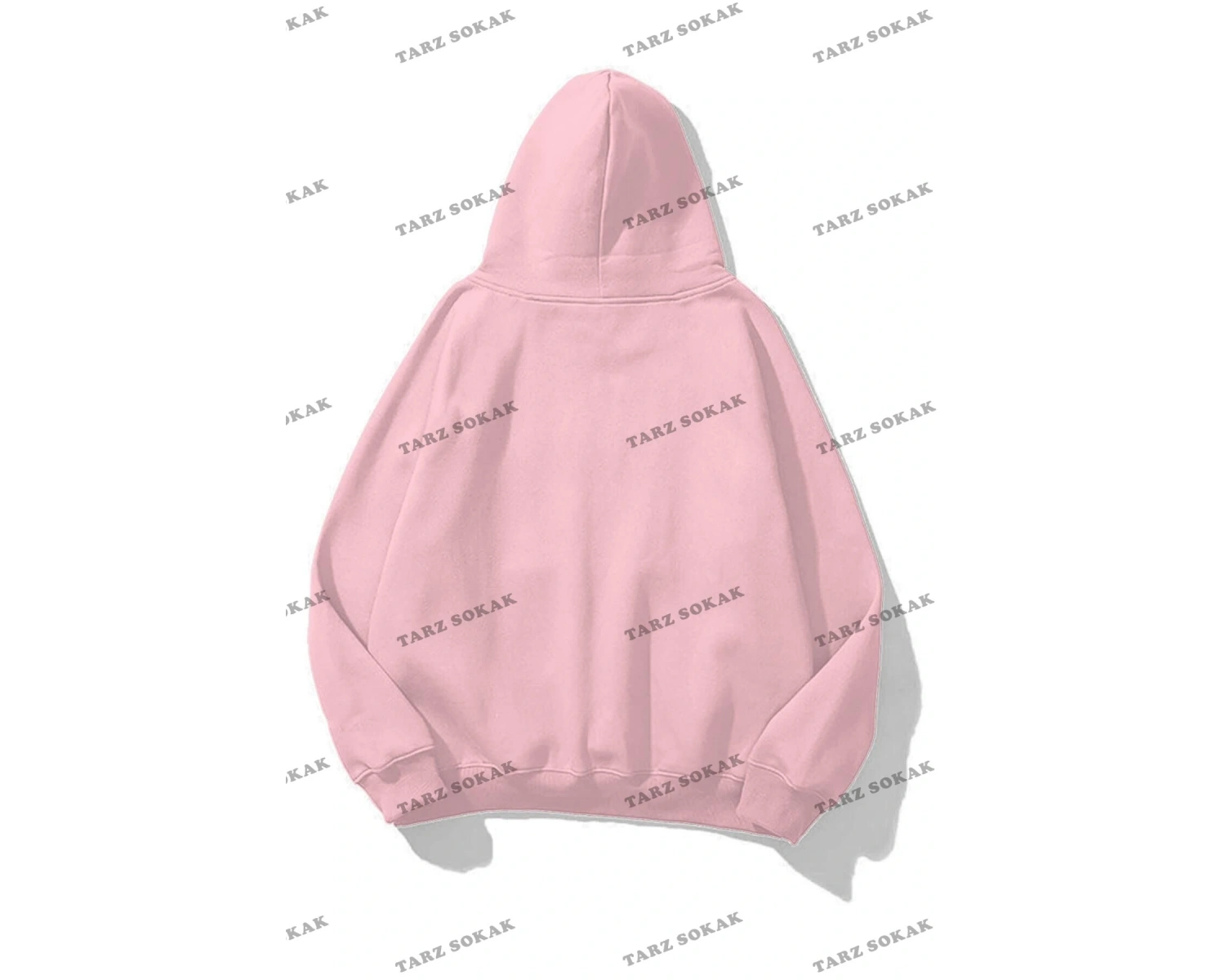 Y2K Unisex Gods Favorite Taş Görünümlü Baskılı Sweatshirt KOD 1589 Pembe