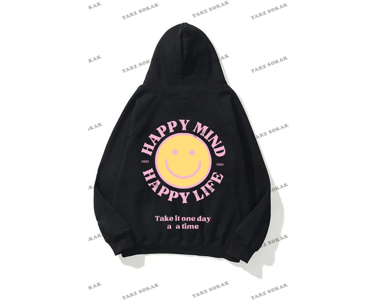 Y2K Unisex Happy Life Sweatshirt KOD 2000