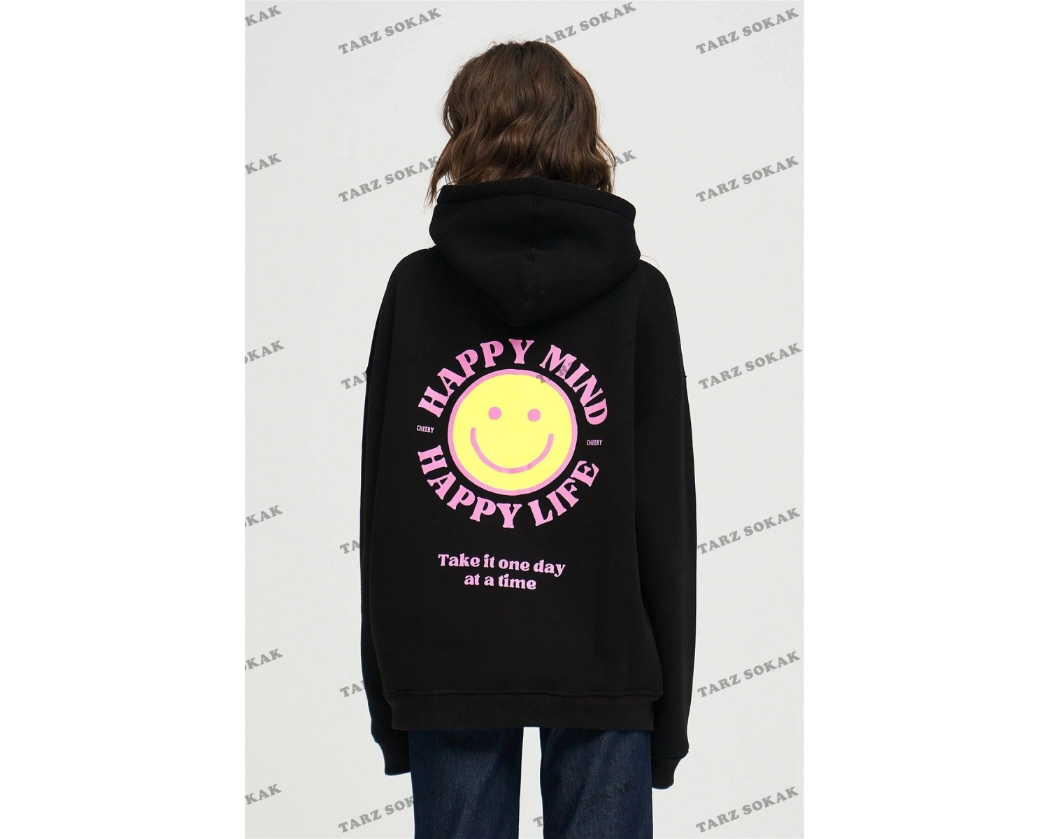 Y2K Unisex Happy Life Sweatshirt KOD 2000