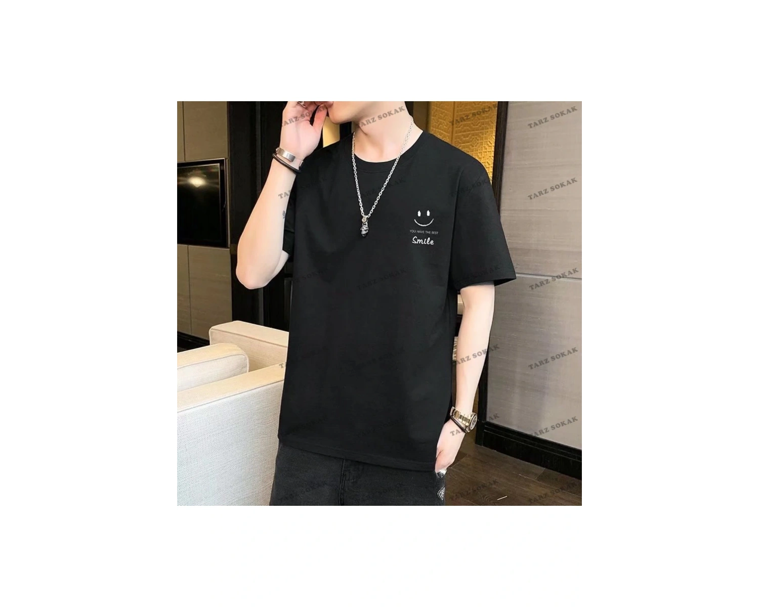 Y2K Unisex Harajuka Anime Retro Kawai Kuromi T-shirt Kod-Mavi-Etiket:  8367