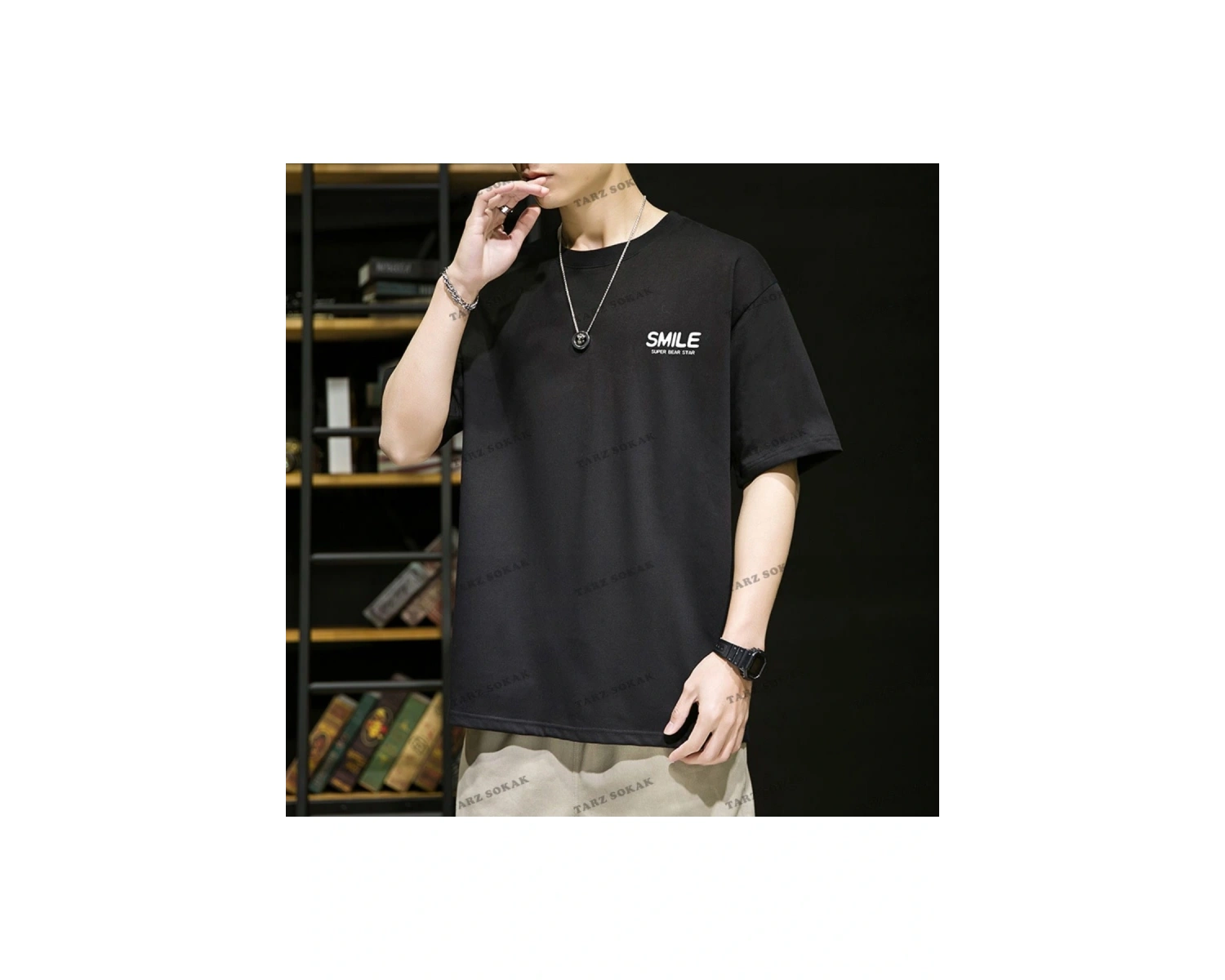 Y2K Unisex Harajuka Anime Retro Kawai Kuromi T-shirt Kod-Mavi-Etiket:  8367