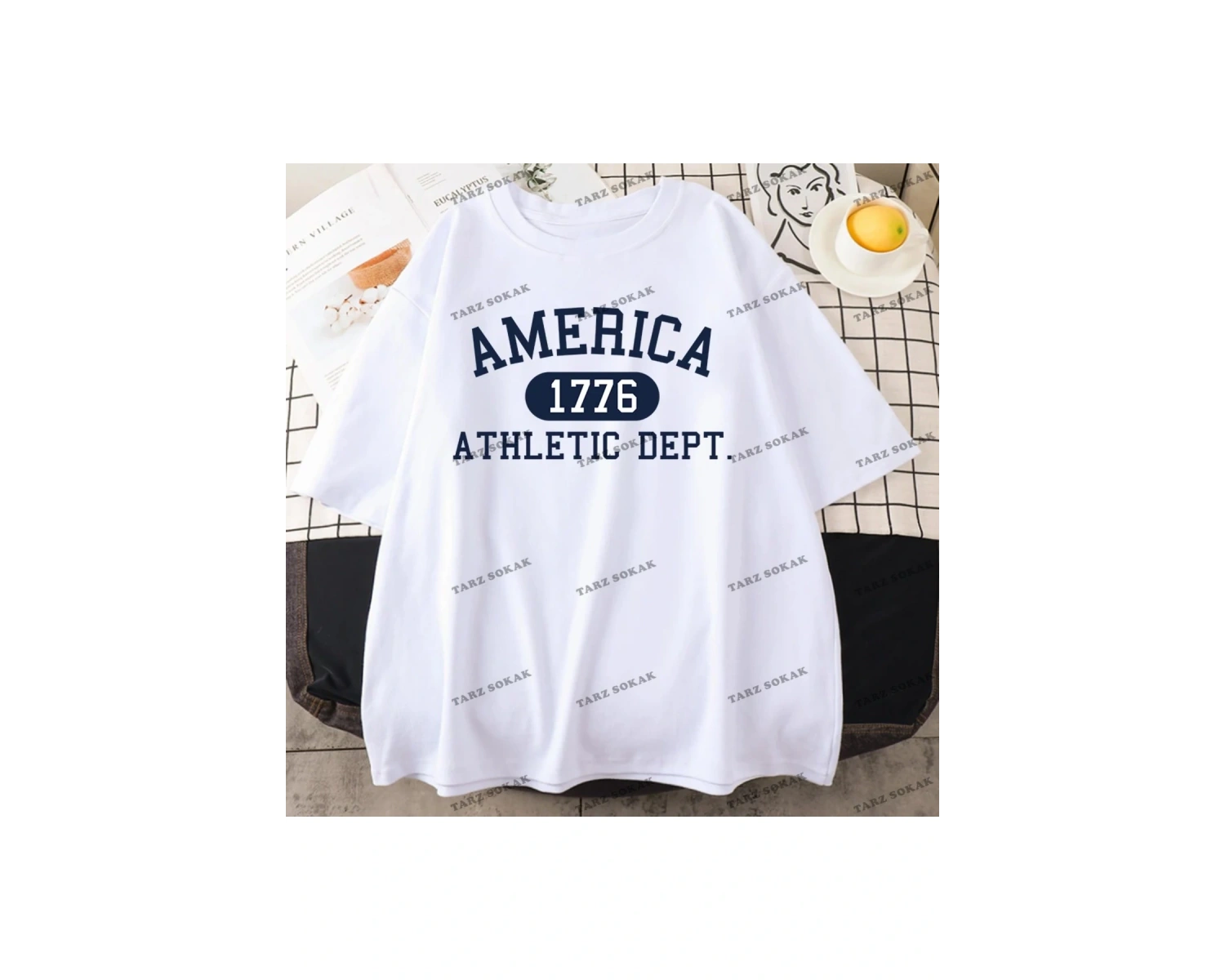 Y2K Unisex Harajuka Anime Retro Kawai Kuromi T-shirt Kod-Mavi-Etiket:  8384