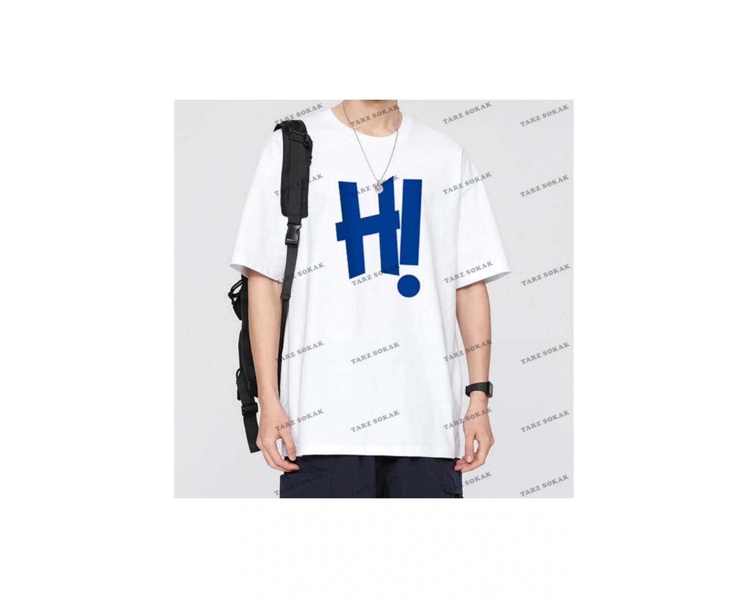 Y2K Unisex Harajuka Anime Retro Kawai Kuromi T-shirt Kod-Mavi-Etiket:  8386