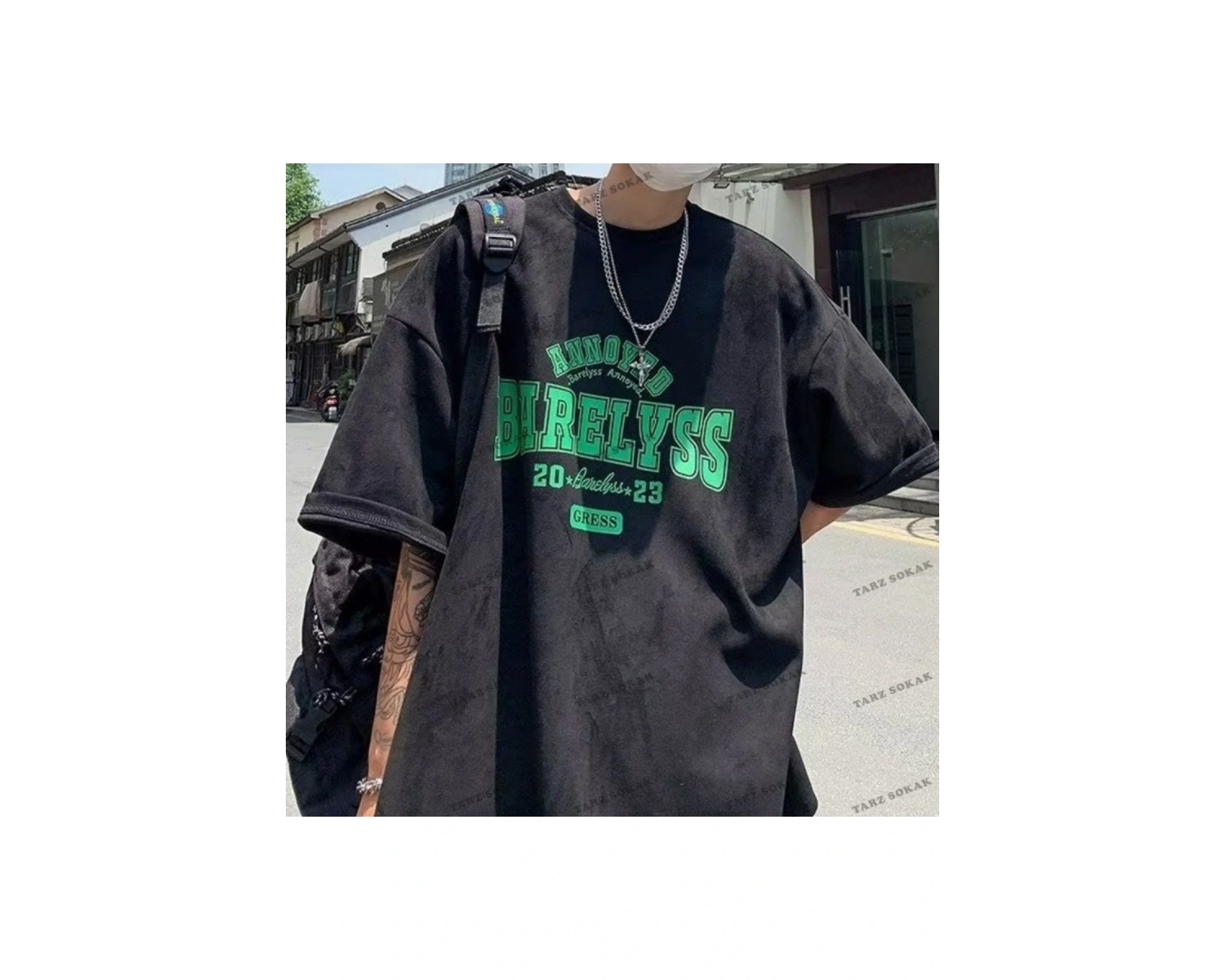 Y2K Unisex Harajuka Anime Retro Kawai Kuromi T-shirt Kod-Mavi-Etiket:  8458