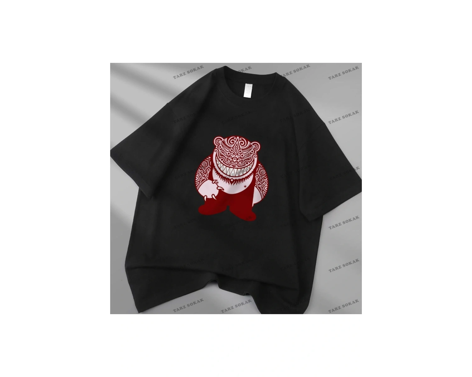 Y2K Unisex Harajuka Anime Retro Kawai Kuromi T-shirt Kod-Mavi-Etiket:  8492