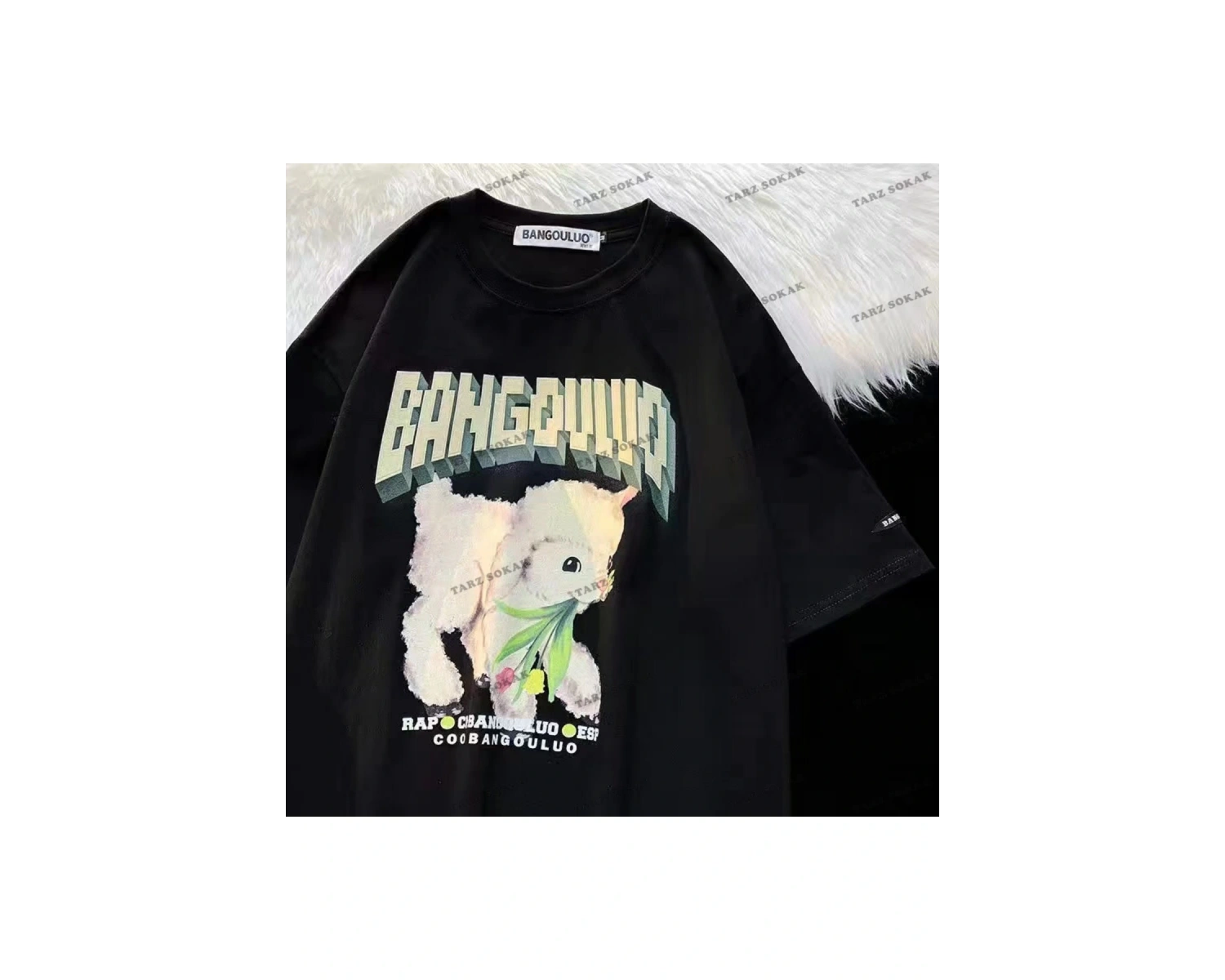 Y2K Unisex Harajuka Anime Retro Kawai Kuromi T-shirt Kod  Rertr Tarzsokak 6638