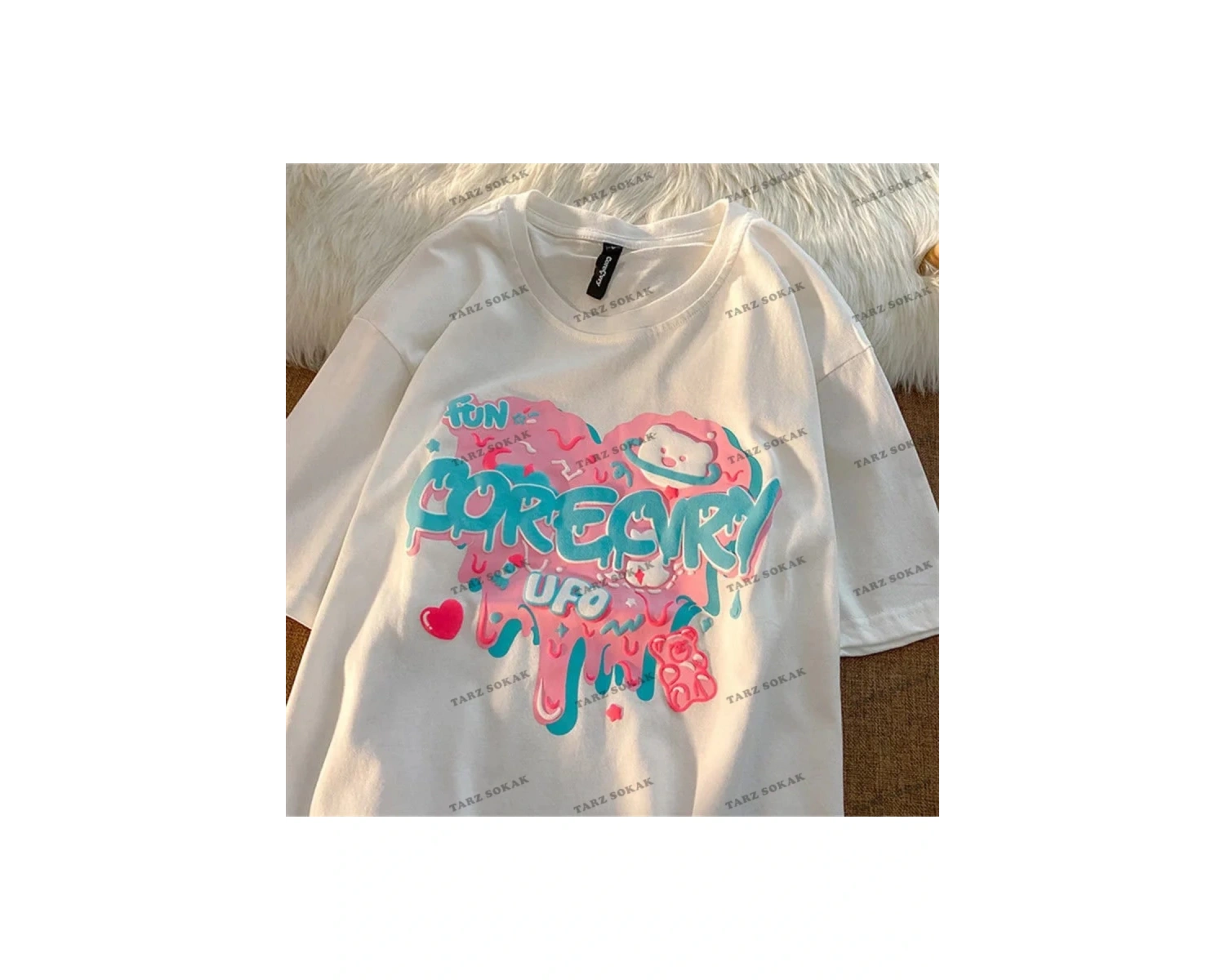 Y2K Unisex Harajuka Anime Retro Kawai Kuromi T-shirt Kod  Rertr Tarzsokak 6650