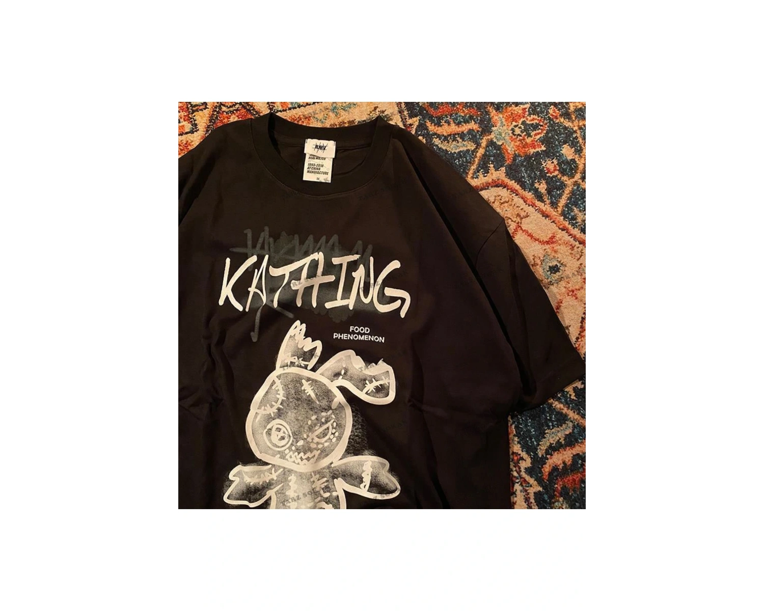 Y2K Unisex Harajuka Anime Retro Kawai Kuromi T-shirt Kod  Rertr Tarzsokak 6677